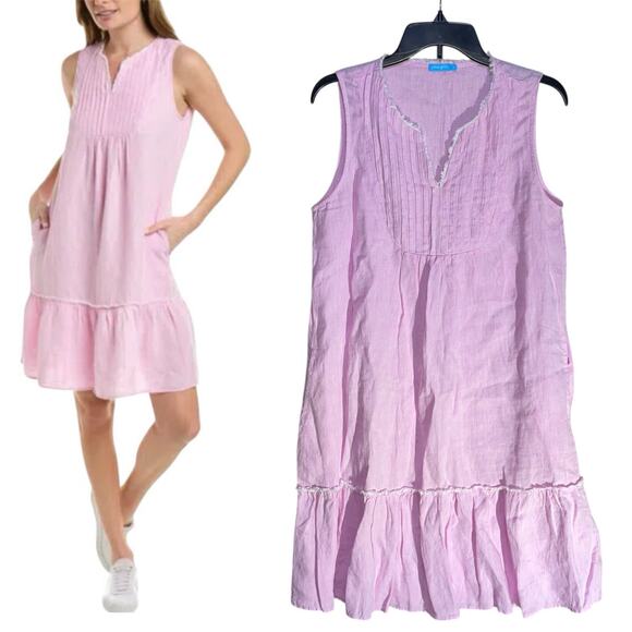 J. McLaughlin Dresses & Skirts - J. McLaughlin Linen Dress A-Line Coastal